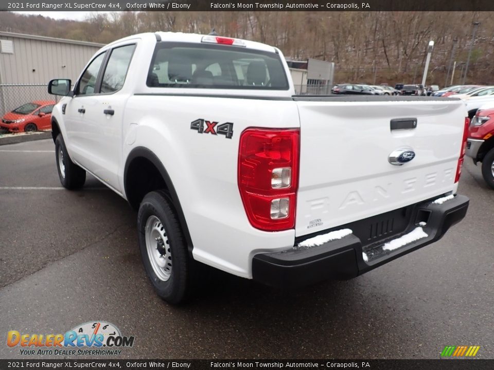 2021 Ford Ranger XL SuperCrew 4x4 Oxford White / Ebony Photo #6