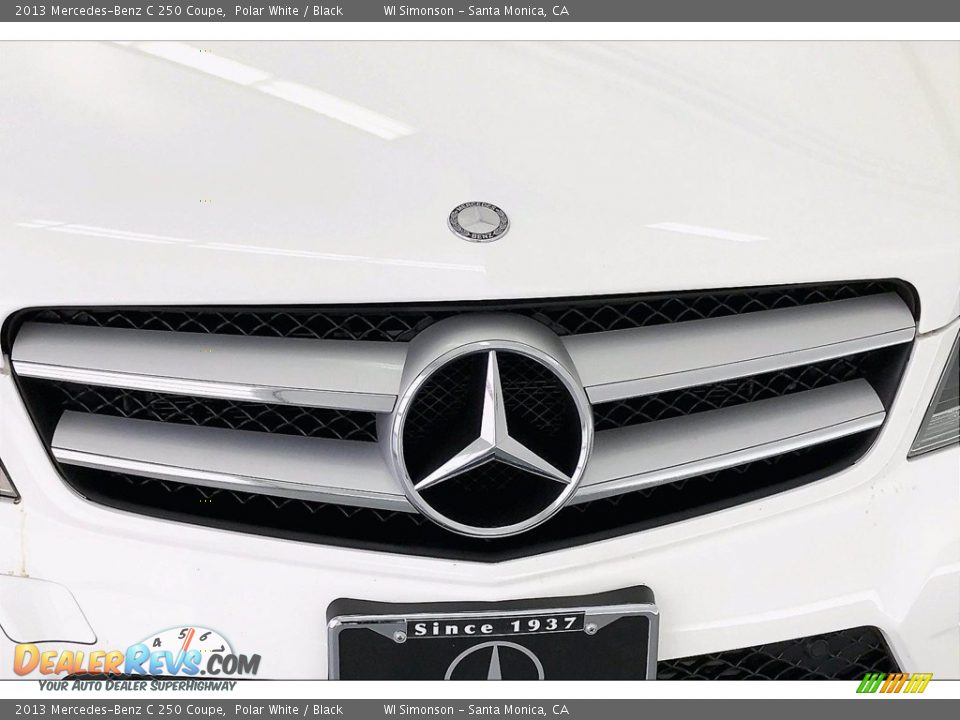 2013 Mercedes-Benz C 250 Coupe Polar White / Black Photo #30