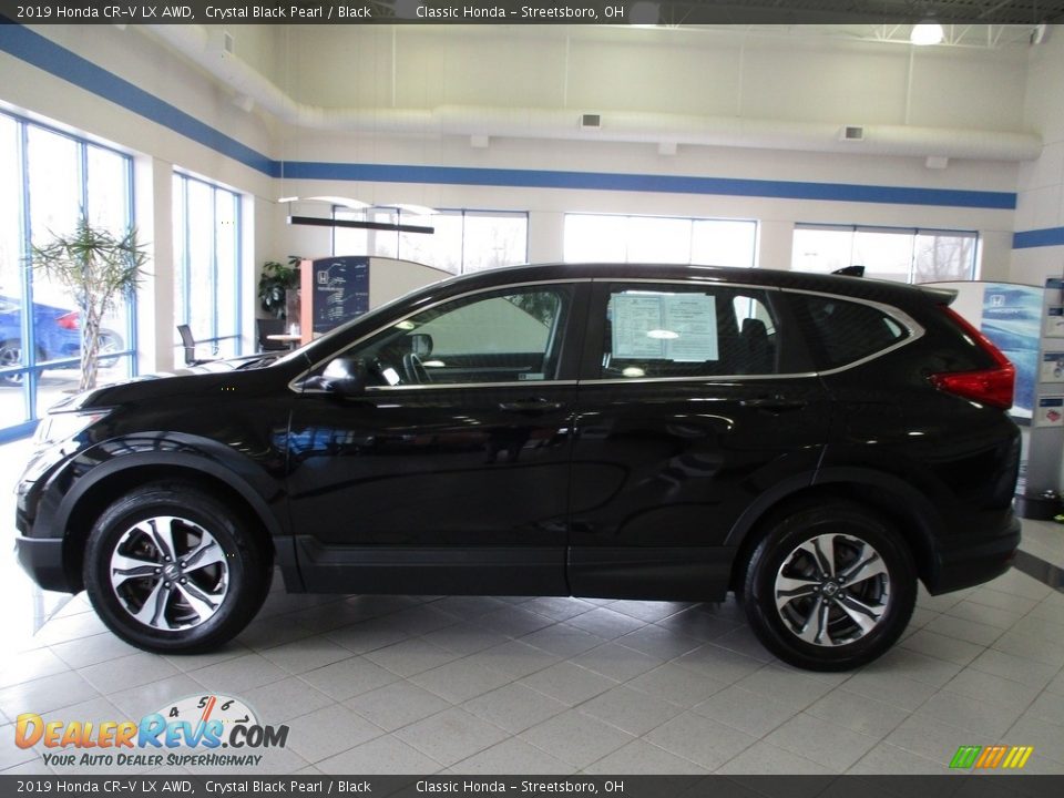 2019 Honda CR-V LX AWD Crystal Black Pearl / Black Photo #10