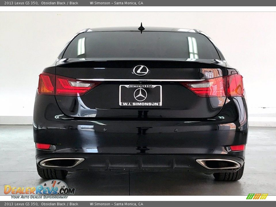 2013 Lexus GS 350 Obsidian Black / Black Photo #3