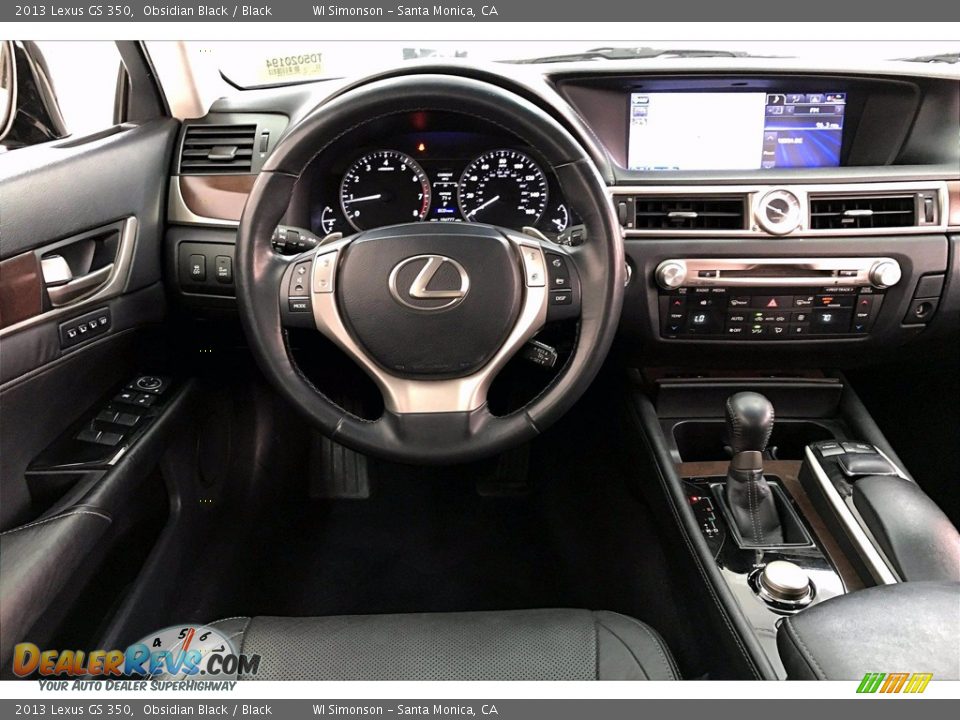 2013 Lexus GS 350 Obsidian Black / Black Photo #4