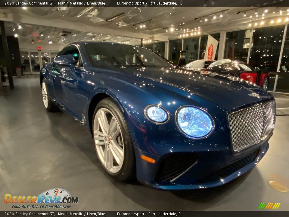 2020 Bentley Continental GT Marlin Metallic / Linen/Blue Photo #3