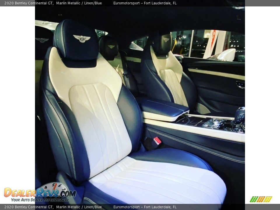 Linen/Blue Interior - 2020 Bentley Continental GT  Photo #7