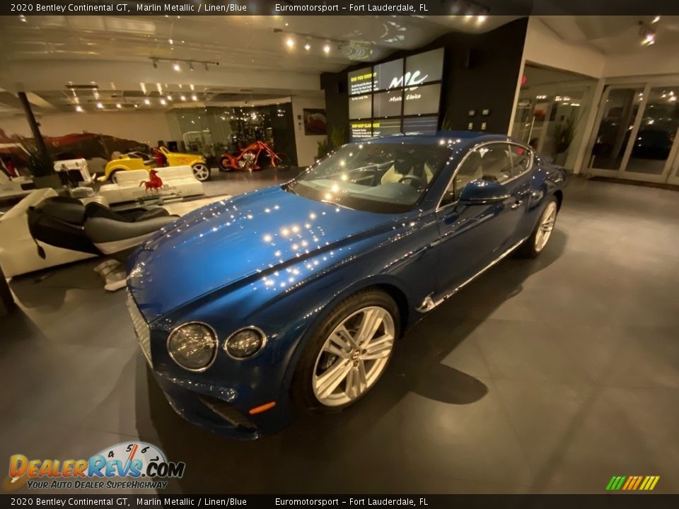 2020 Bentley Continental GT Marlin Metallic / Linen/Blue Photo #15
