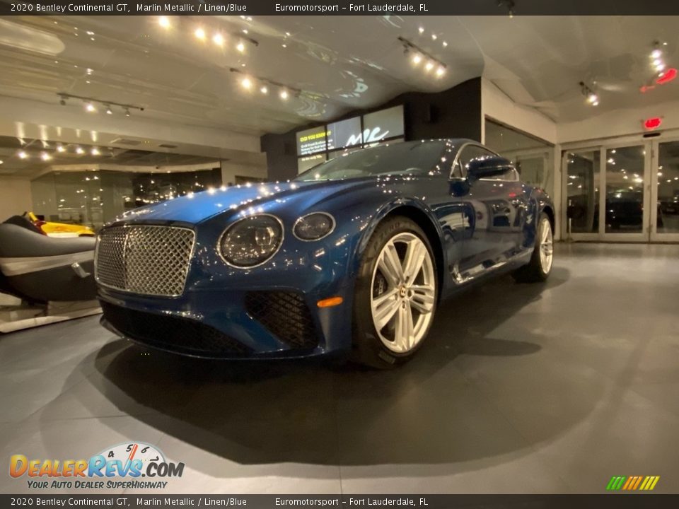 2020 Bentley Continental GT Marlin Metallic / Linen/Blue Photo #16