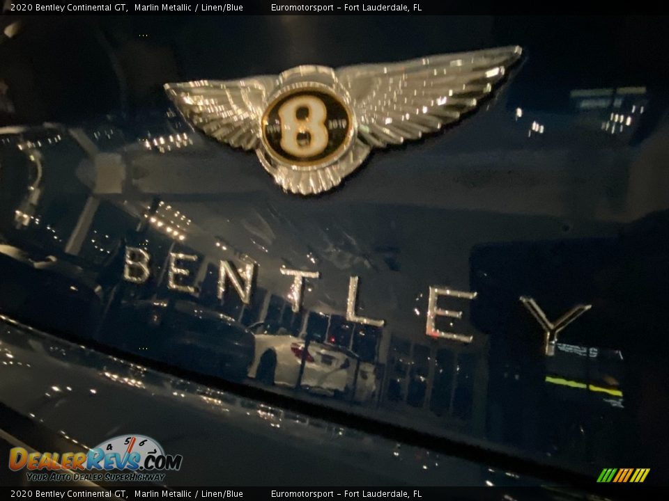 2020 Bentley Continental GT Marlin Metallic / Linen/Blue Photo #17