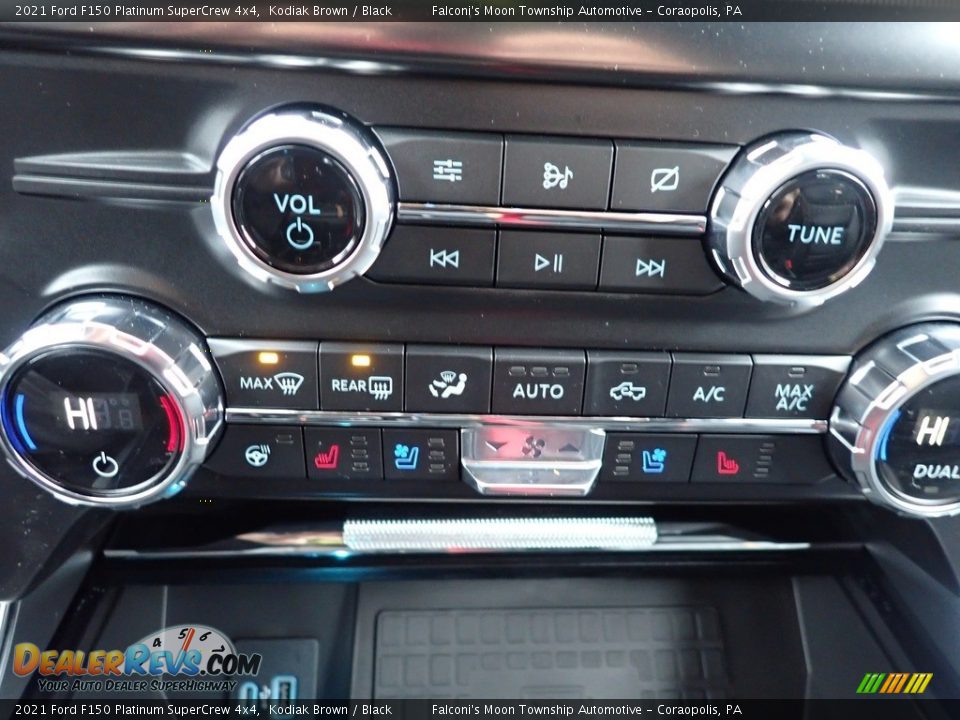 Controls of 2021 Ford F150 Platinum SuperCrew 4x4 Photo #14