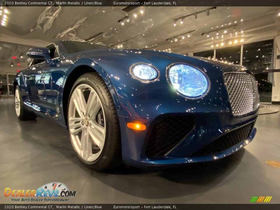 2020 Bentley Continental GT Marlin Metallic / Linen/Blue Photo #20