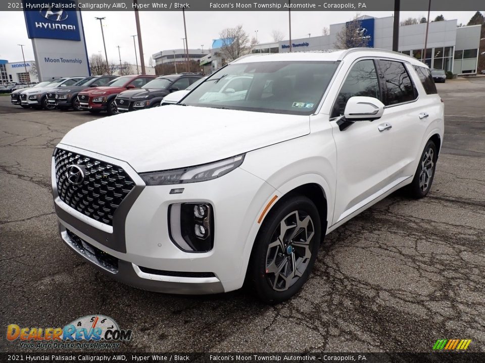 2021 Hyundai Palisade Calligraphy AWD Hyper White / Black Photo #5