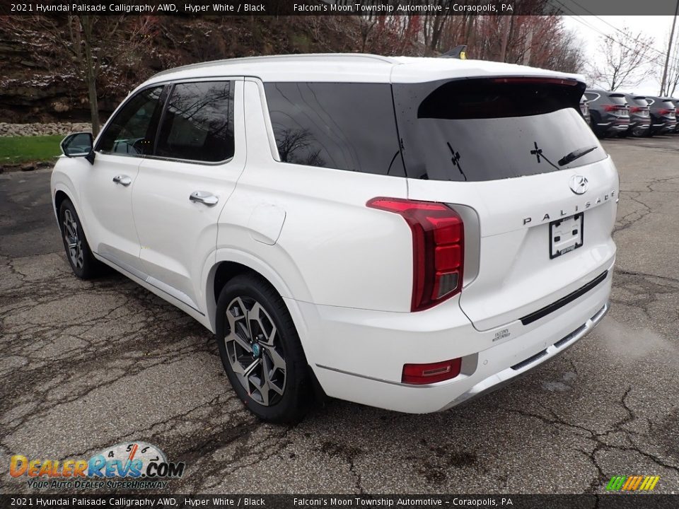 2021 Hyundai Palisade Calligraphy AWD Hyper White / Black Photo #6