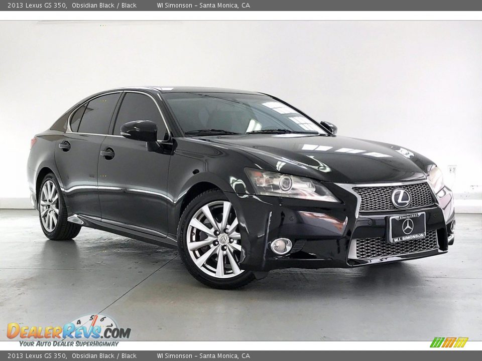 2013 Lexus GS 350 Obsidian Black / Black Photo #33