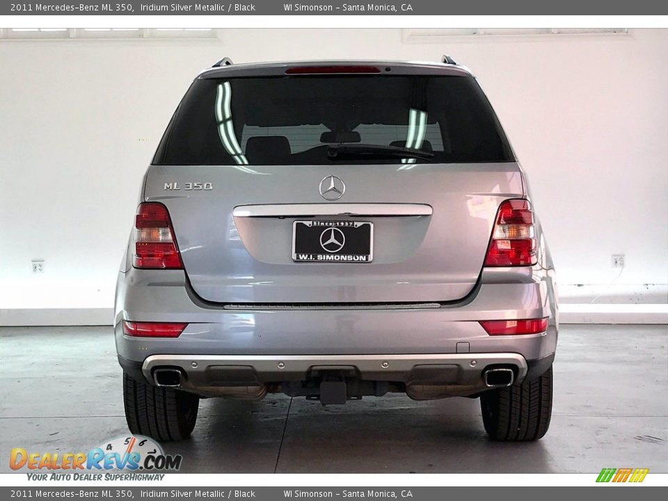2011 Mercedes-Benz ML 350 Iridium Silver Metallic / Black Photo #3