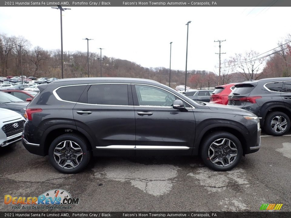 2021 Hyundai Santa Fe Limited AWD Portofino Gray / Black Photo #1