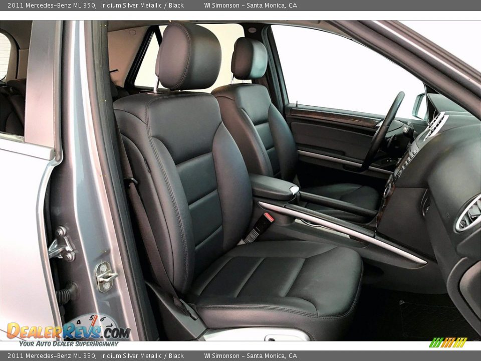 2011 Mercedes-Benz ML 350 Iridium Silver Metallic / Black Photo #6