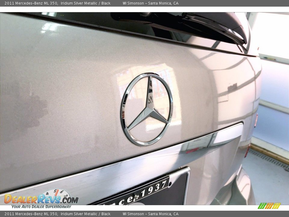 2011 Mercedes-Benz ML 350 Iridium Silver Metallic / Black Photo #7