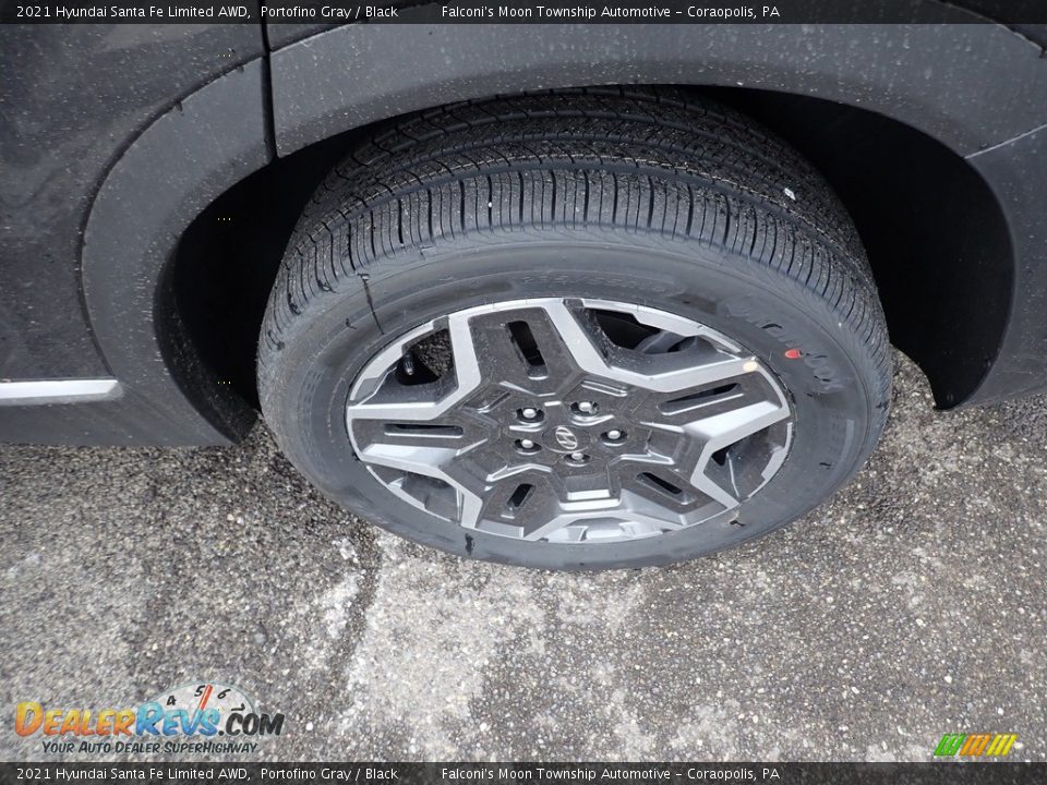 2021 Hyundai Santa Fe Limited AWD Portofino Gray / Black Photo #7