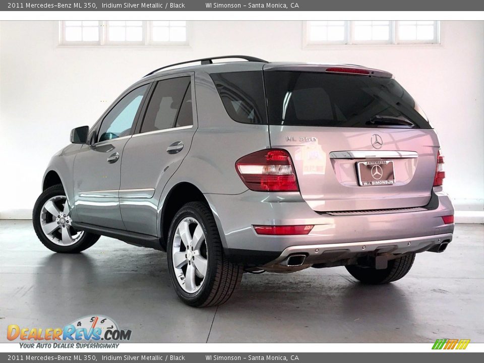 2011 Mercedes-Benz ML 350 Iridium Silver Metallic / Black Photo #10