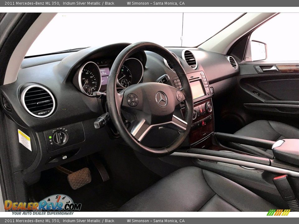 2011 Mercedes-Benz ML 350 Iridium Silver Metallic / Black Photo #14