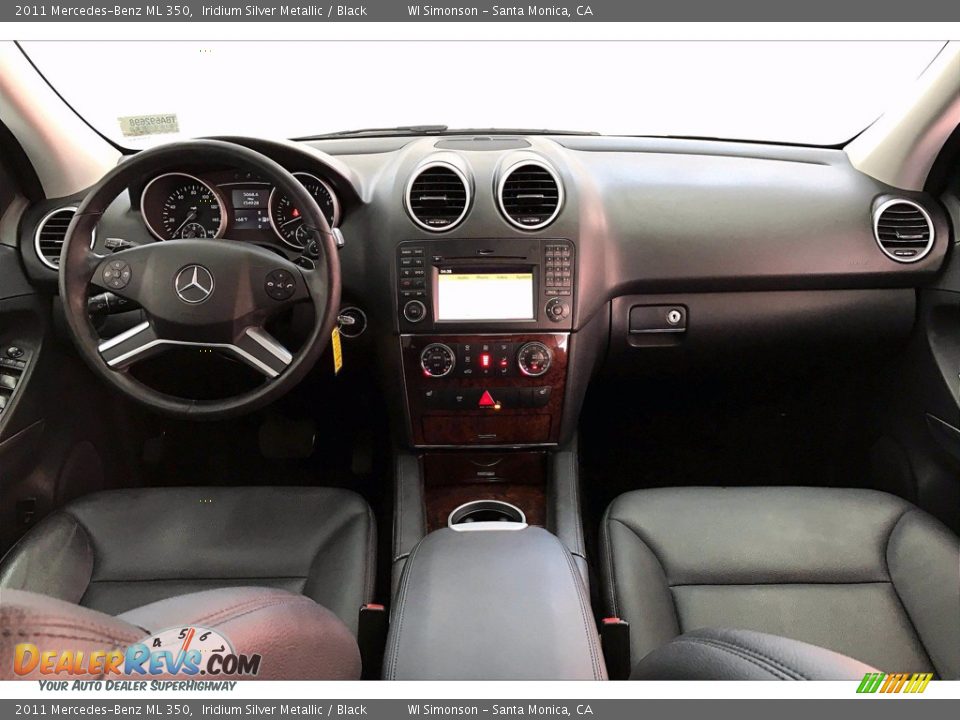 2011 Mercedes-Benz ML 350 Iridium Silver Metallic / Black Photo #15