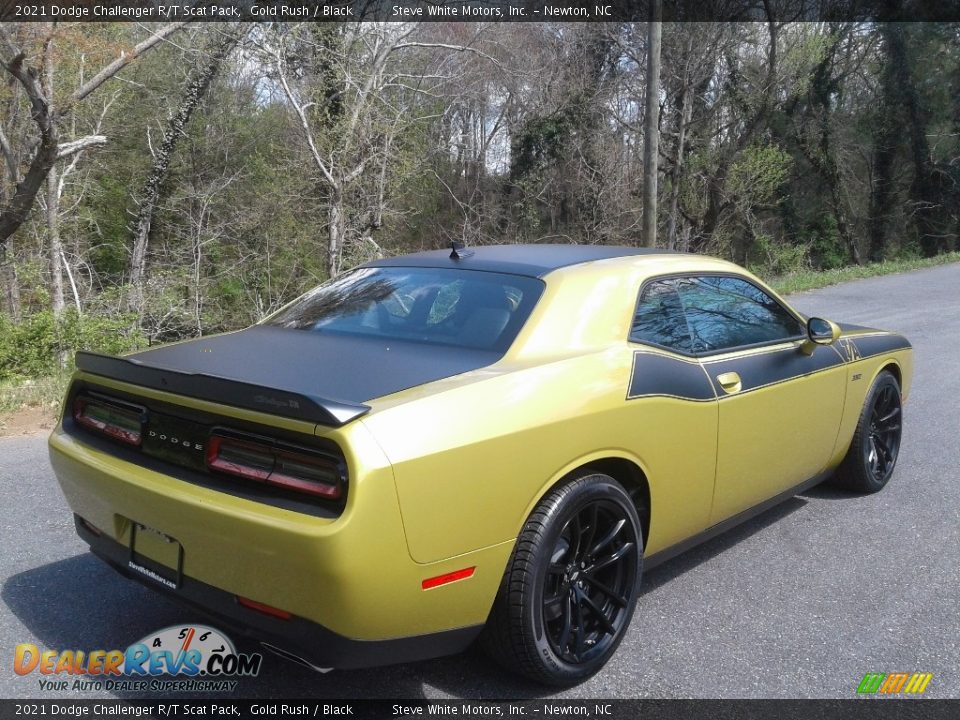 2021 Dodge Challenger R/T Scat Pack Gold Rush / Black Photo #6