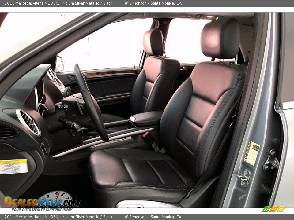 2011 Mercedes-Benz ML 350 Iridium Silver Metallic / Black Photo #18