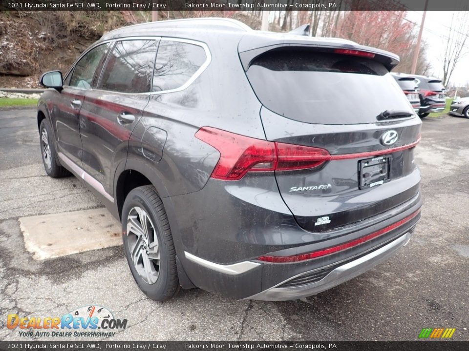 2021 Hyundai Santa Fe SEL AWD Portofino Gray / Gray Photo #6