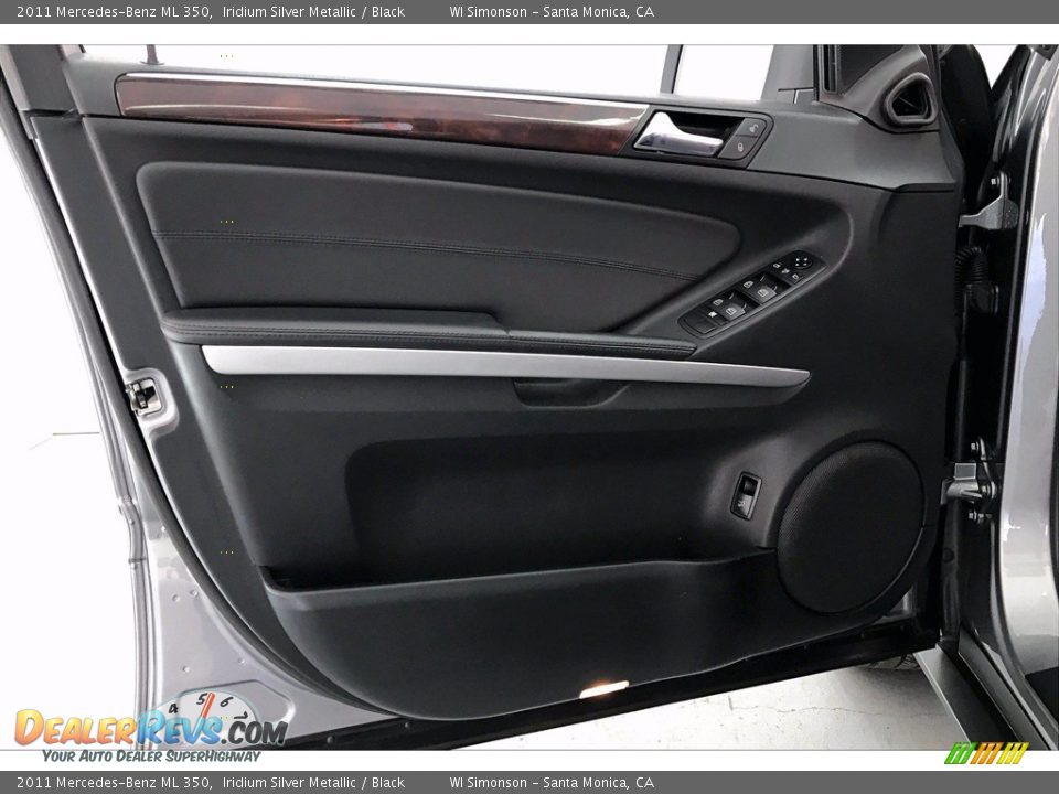 2011 Mercedes-Benz ML 350 Iridium Silver Metallic / Black Photo #26