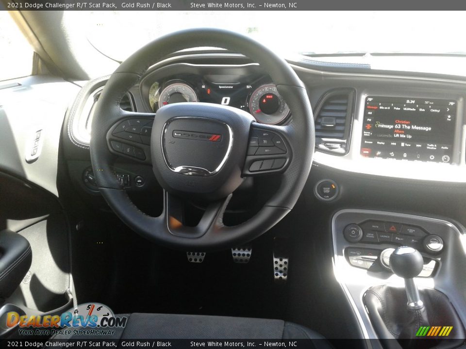 2021 Dodge Challenger R/T Scat Pack Steering Wheel Photo #16
