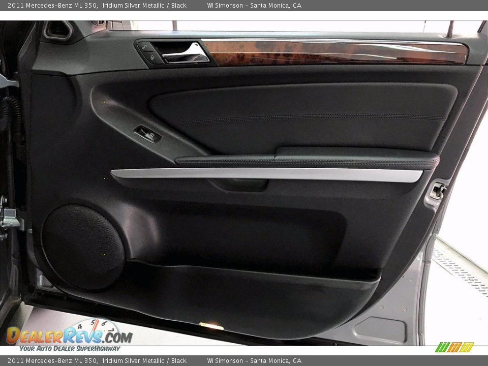 2011 Mercedes-Benz ML 350 Iridium Silver Metallic / Black Photo #27