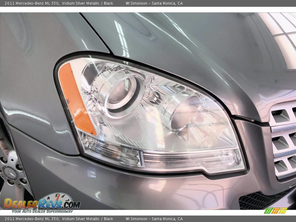 2011 Mercedes-Benz ML 350 Iridium Silver Metallic / Black Photo #28