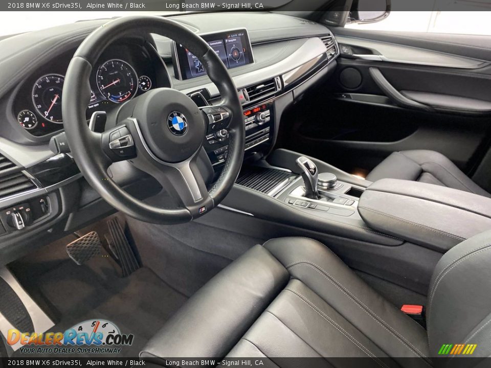 2018 BMW X6 sDrive35i Alpine White / Black Photo #16