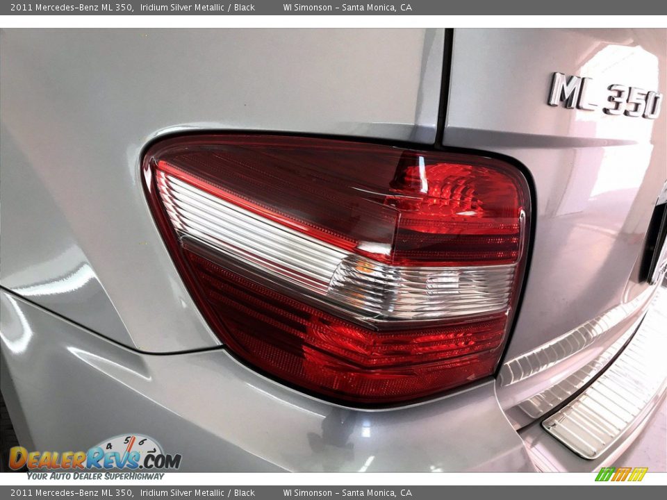 2011 Mercedes-Benz ML 350 Iridium Silver Metallic / Black Photo #29
