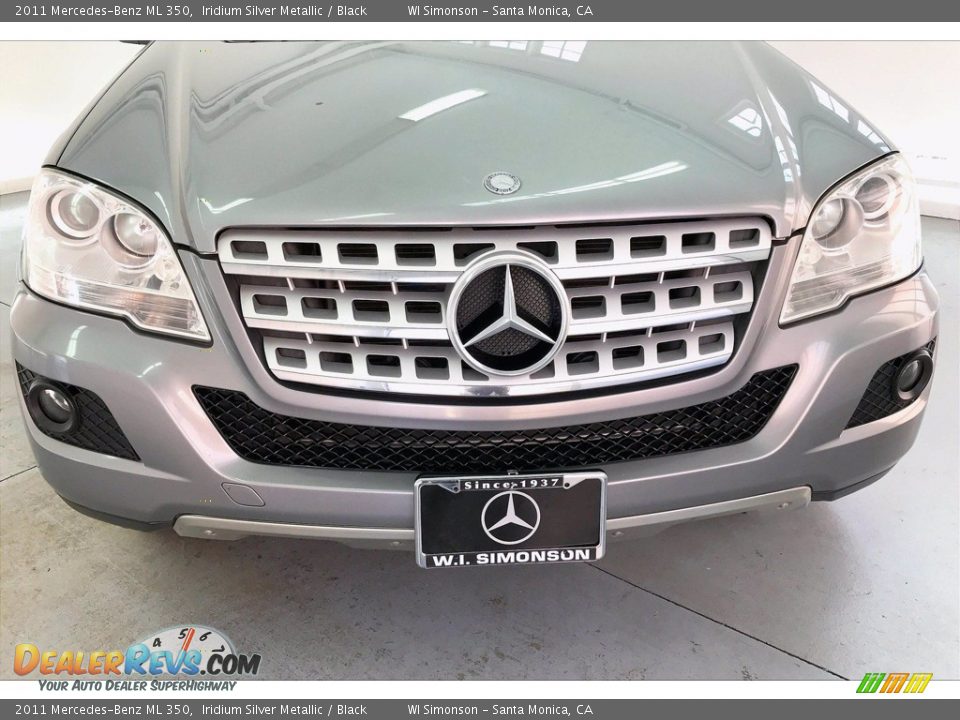 2011 Mercedes-Benz ML 350 Iridium Silver Metallic / Black Photo #30