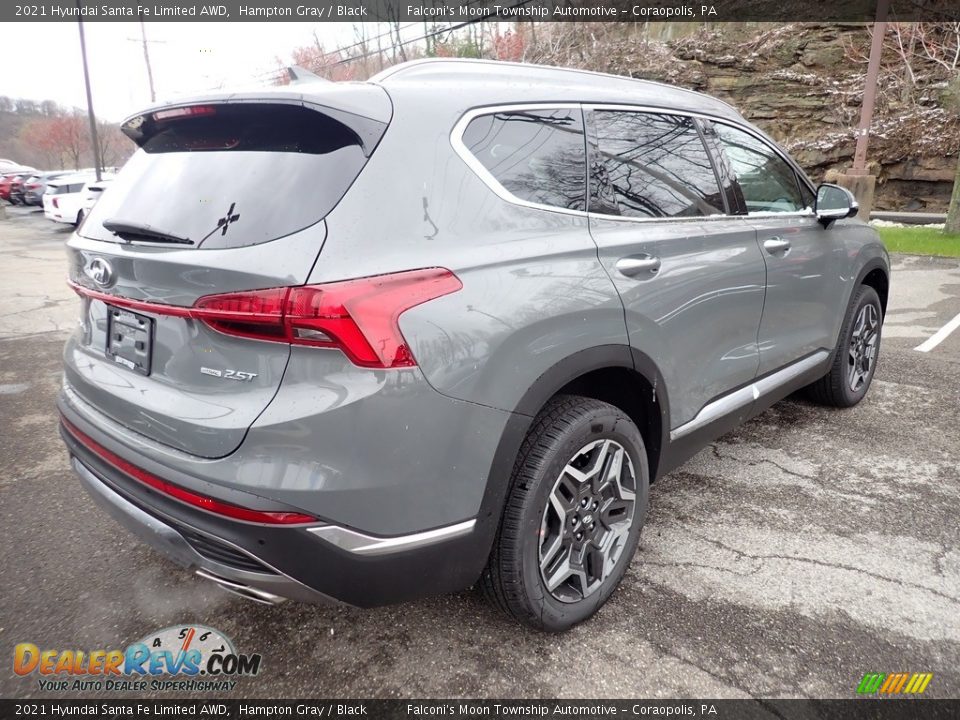 2021 Hyundai Santa Fe Limited AWD Hampton Gray / Black Photo #2