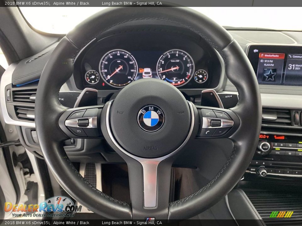 2018 BMW X6 sDrive35i Alpine White / Black Photo #18