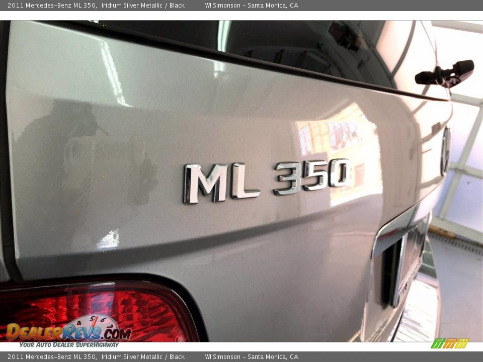 2011 Mercedes-Benz ML 350 Iridium Silver Metallic / Black Photo #31