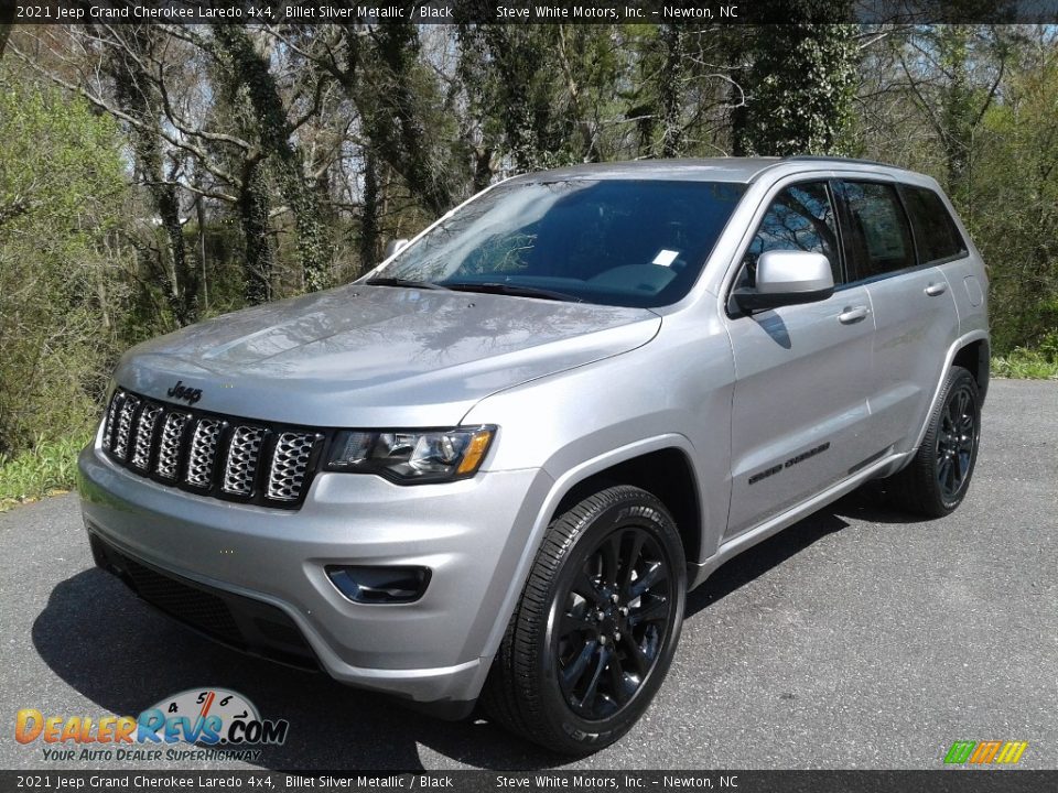 2021 Jeep Grand Cherokee Laredo 4x4 Billet Silver Metallic / Black Photo #2