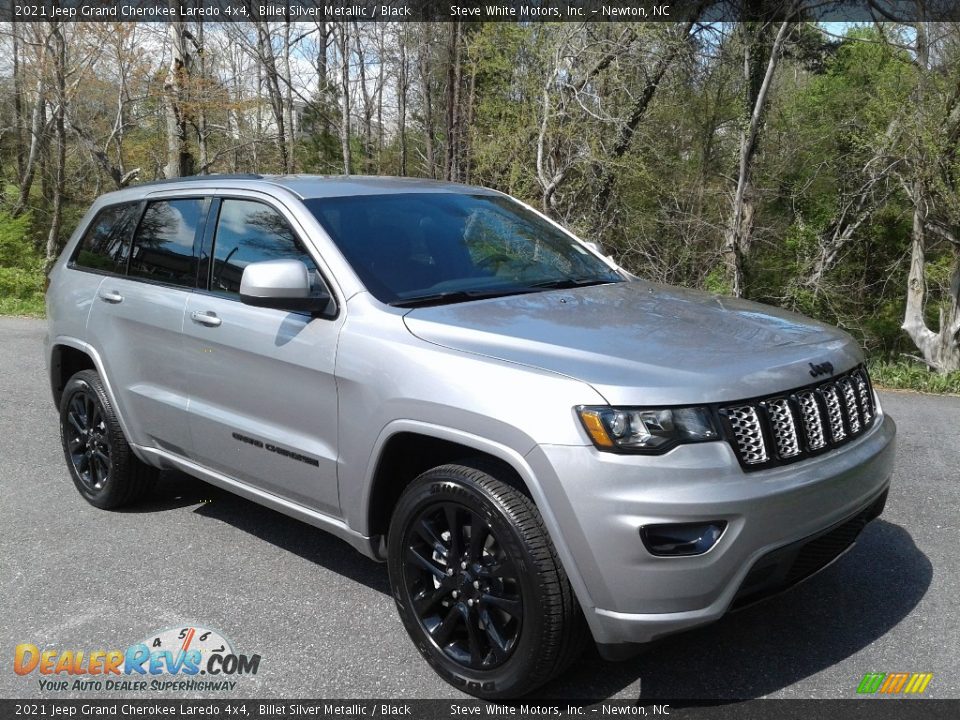 2021 Jeep Grand Cherokee Laredo 4x4 Billet Silver Metallic / Black Photo #4