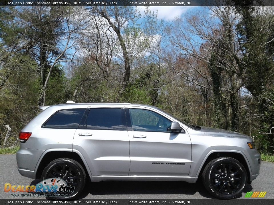 2021 Jeep Grand Cherokee Laredo 4x4 Billet Silver Metallic / Black Photo #5