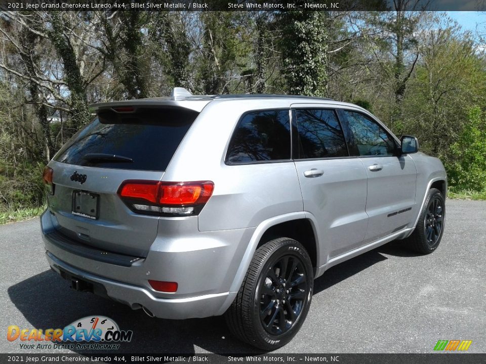 2021 Jeep Grand Cherokee Laredo 4x4 Billet Silver Metallic / Black Photo #6