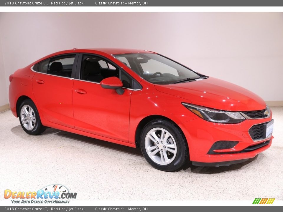 2018 Chevrolet Cruze LT Red Hot / Jet Black Photo #1