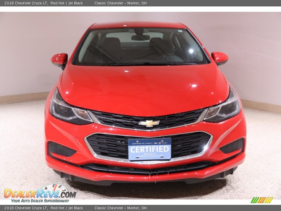 2018 Chevrolet Cruze LT Red Hot / Jet Black Photo #2