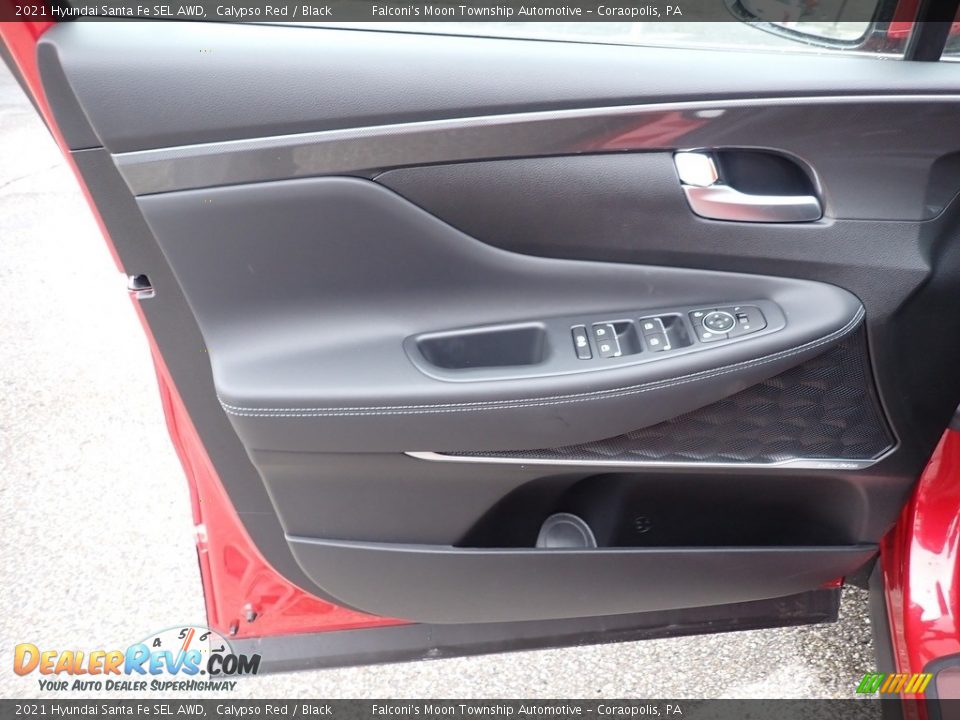 Door Panel of 2021 Hyundai Santa Fe SEL AWD Photo #11