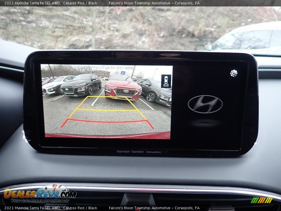 2021 Hyundai Santa Fe SEL AWD Calypso Red / Black Photo #15