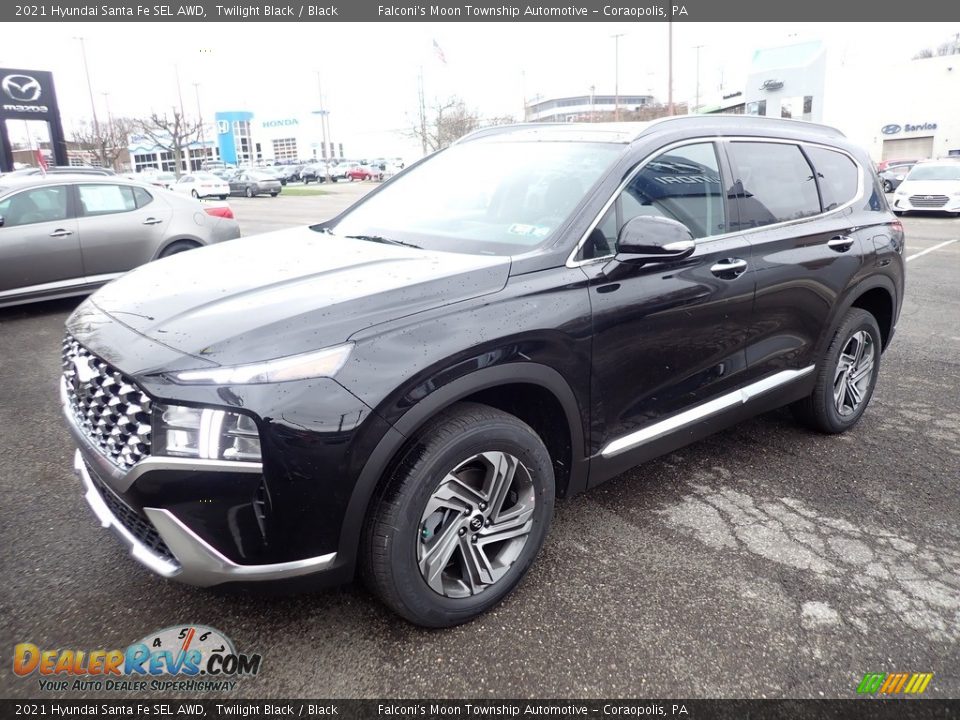 2021 Hyundai Santa Fe SEL AWD Twilight Black / Black Photo #5