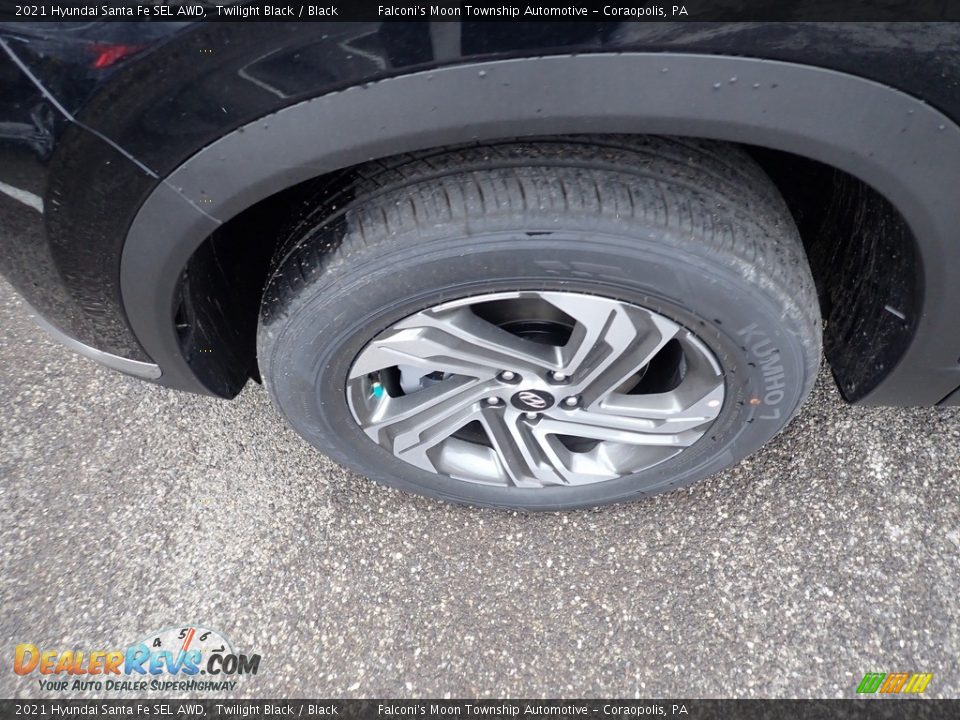 2021 Hyundai Santa Fe SEL AWD Twilight Black / Black Photo #8