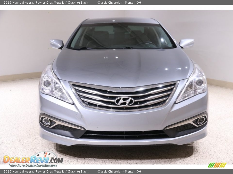 2016 Hyundai Azera Pewter Gray Metallic / Graphite Black Photo #2