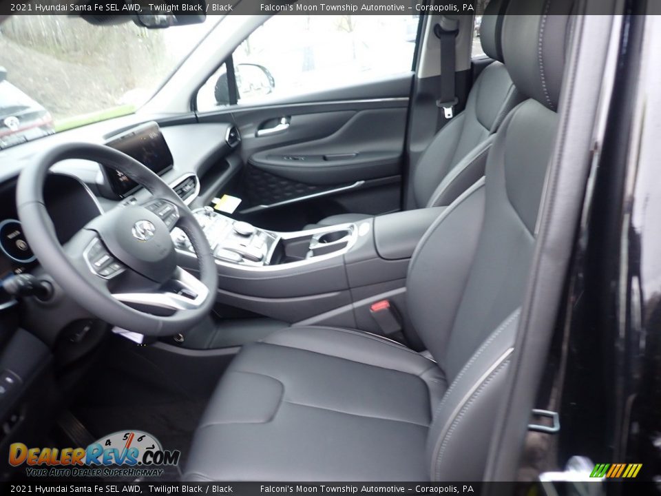 2021 Hyundai Santa Fe SEL AWD Twilight Black / Black Photo #9