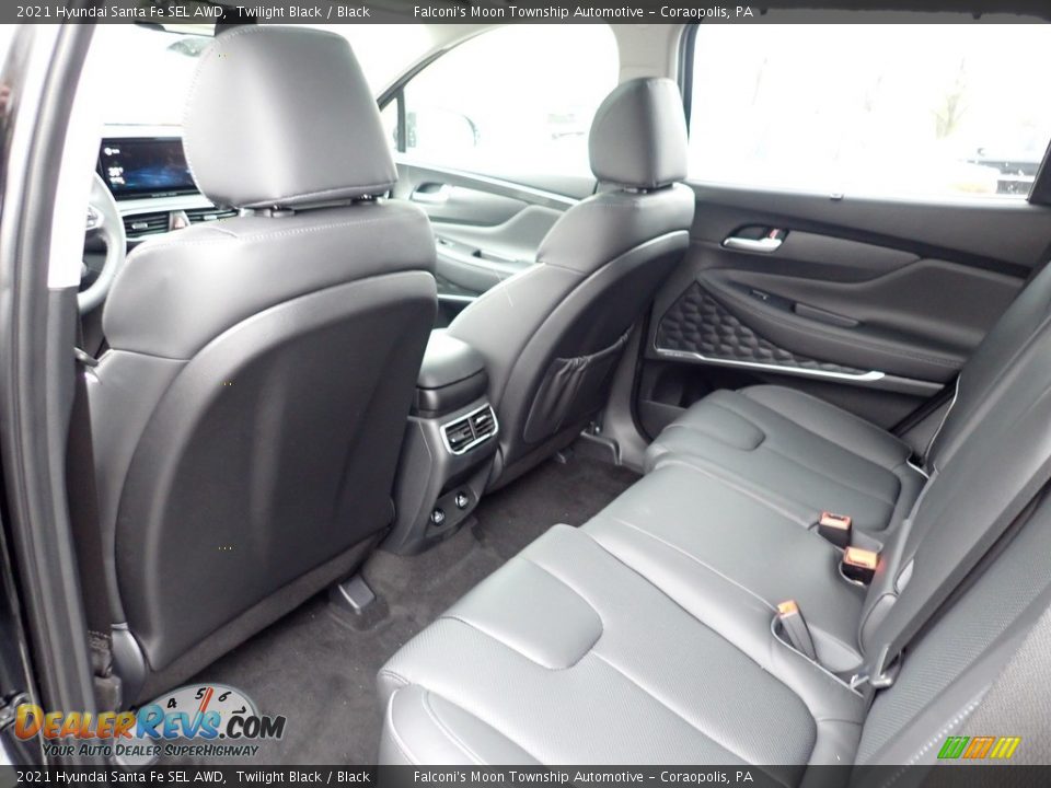 2021 Hyundai Santa Fe SEL AWD Twilight Black / Black Photo #10