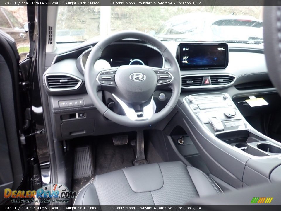 2021 Hyundai Santa Fe SEL AWD Twilight Black / Black Photo #11